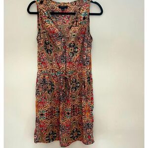 BANANA REPUBLIC Dress Sleeveless Pockets Tie Front Women’s Size 6